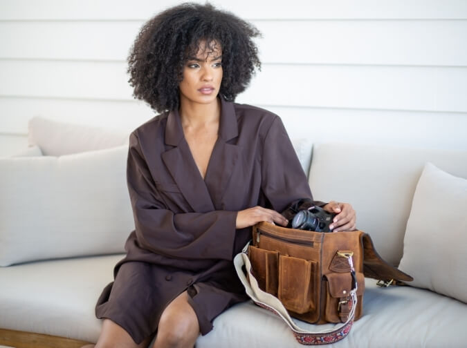 Leather Hector Camera Bag