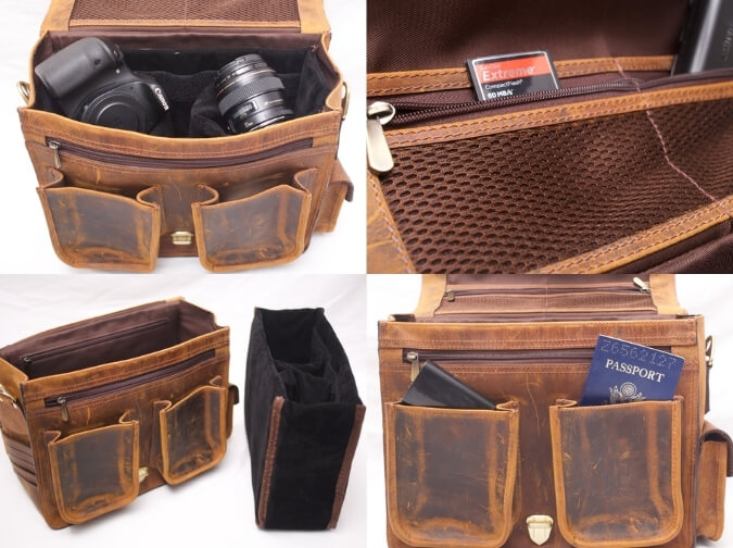Leather Hector Camera Bag