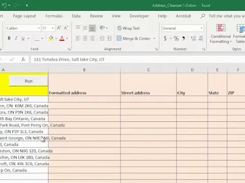 Step 3: Get standardized USPS addresses