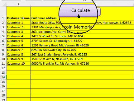 Step 2 - Click Calculate button