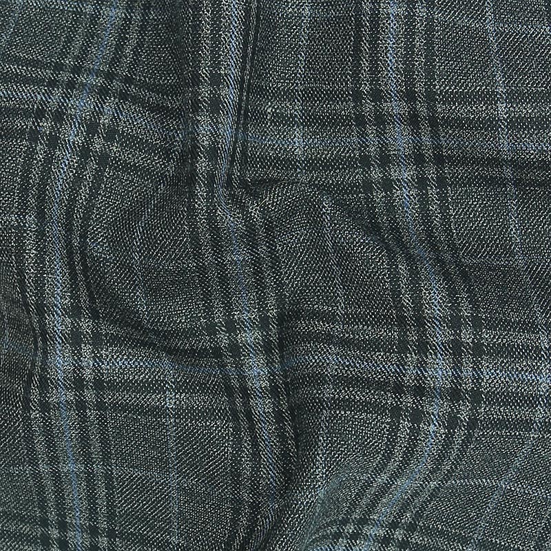 Astor Grey Check with Blue Accents Suit