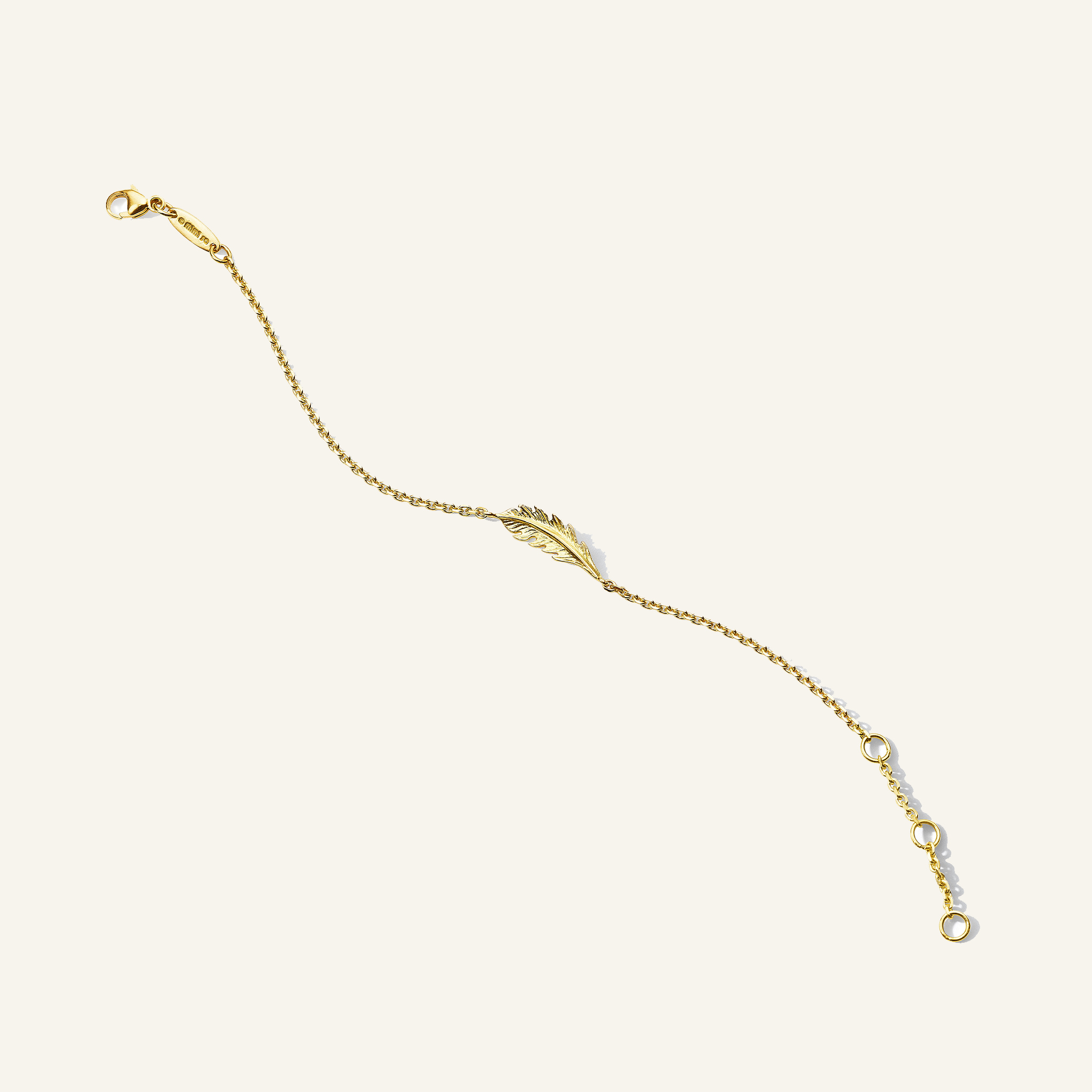 Phoenix-Feather-Bracelet_18k Yellow Gold