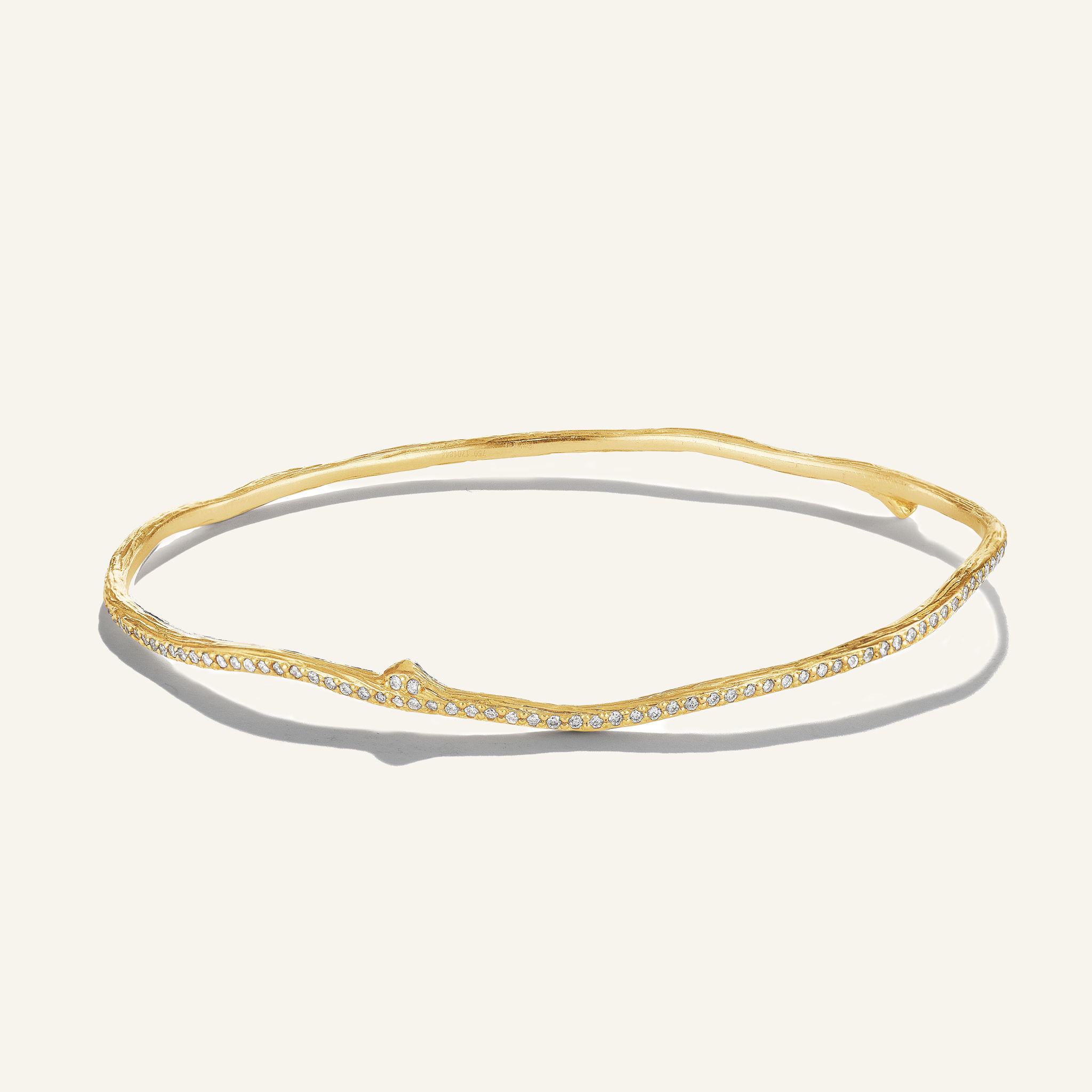 Mimi-So-Wonderland-Diamond-Twig-Bangle-Bracelets-18k-Yellow-Gold