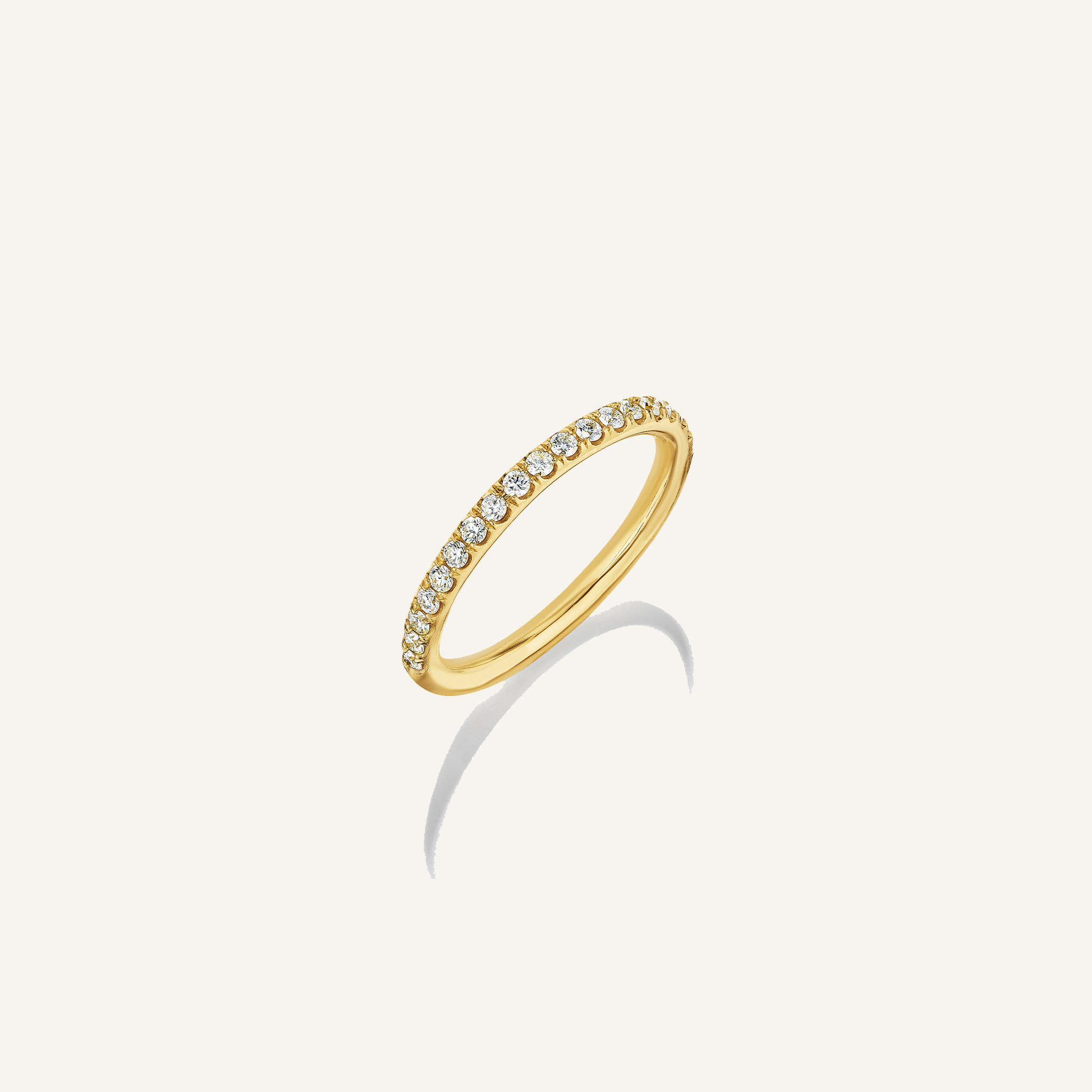 Astor-Pavé-Diamond-Wedding-Band_18k Yellow Gold