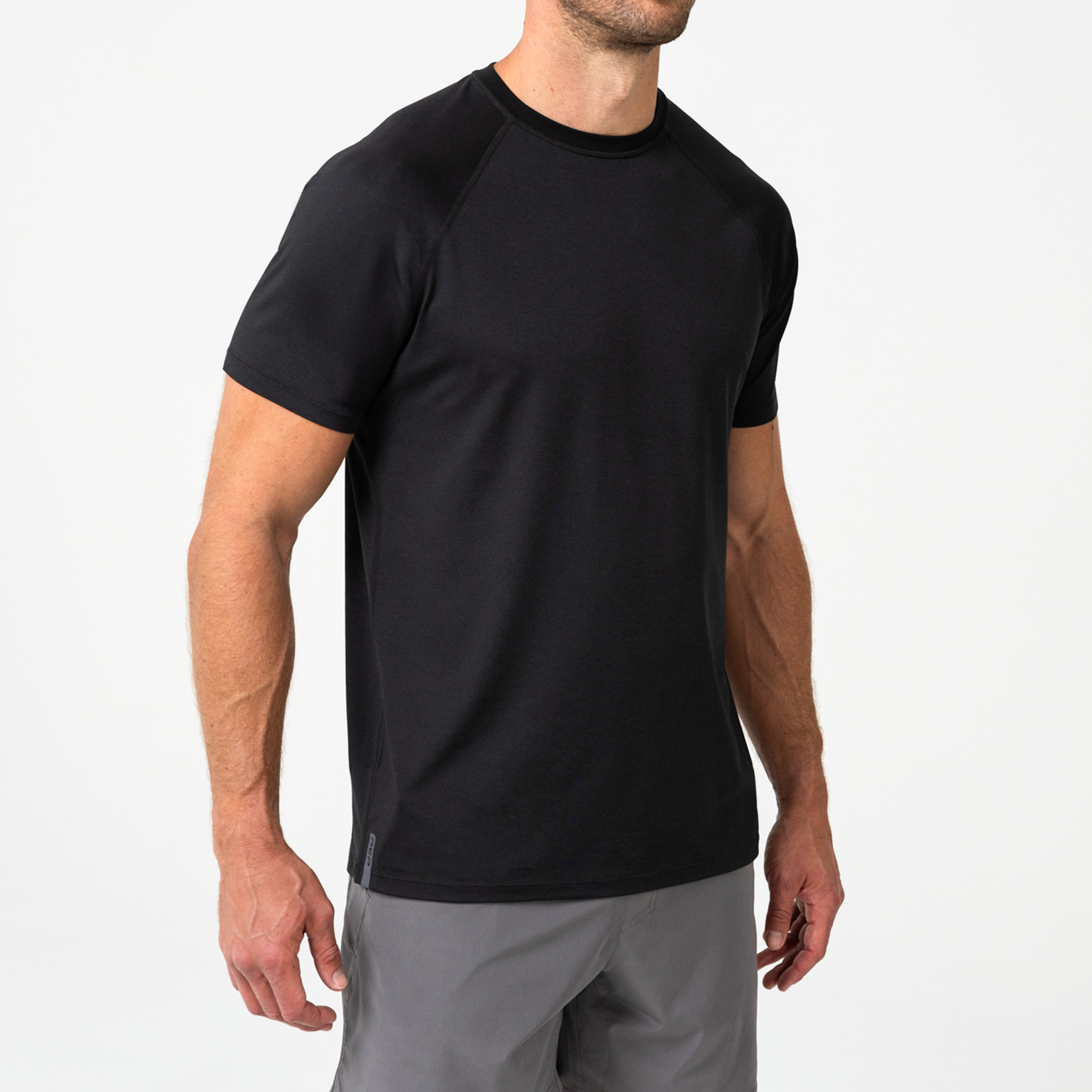 Men's Aerix Tee - Heather Black / Small