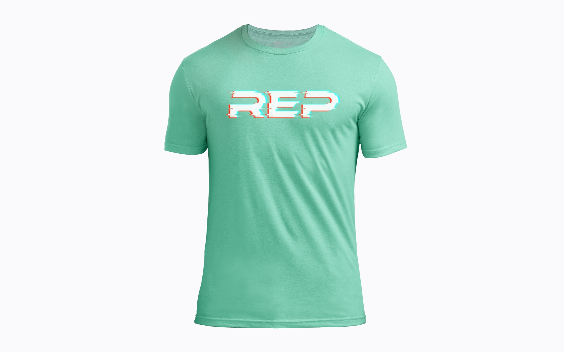 Clearance: Glitch Tri-Blend Crew T-Shirt image 1