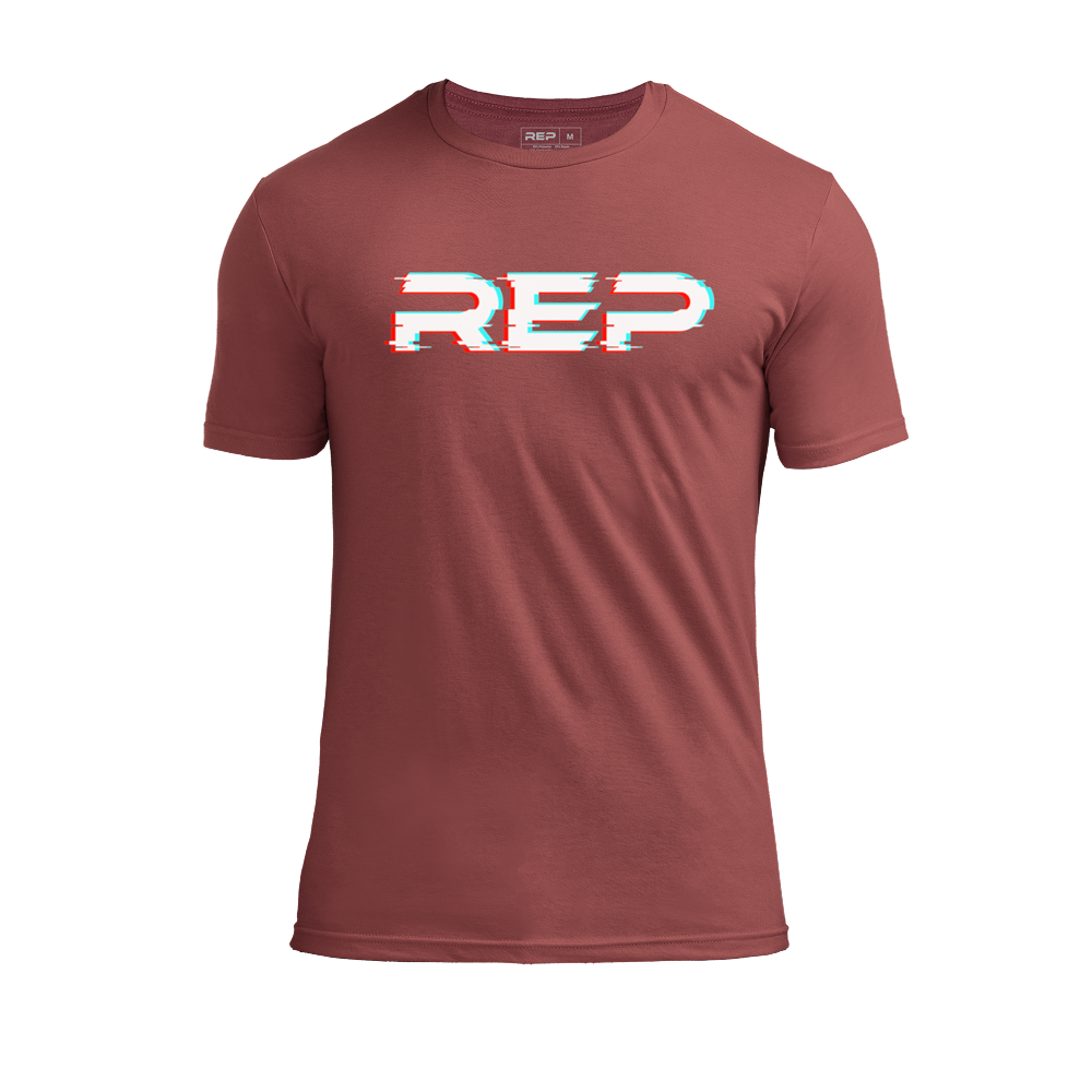 Clearance: Glitch Tri-Blend Crew T-Shirt - 