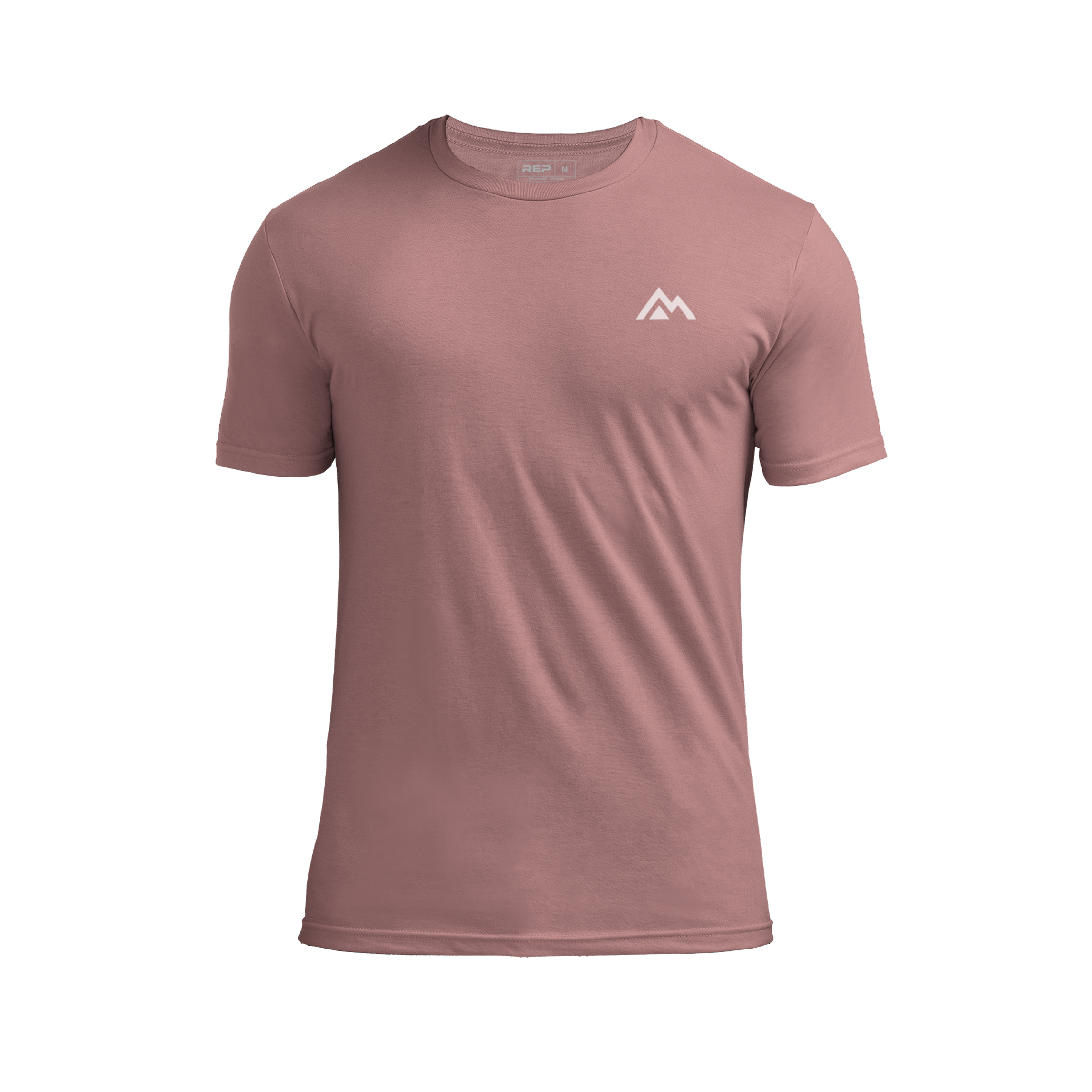 Clearance: Men's Peak Tri-Blend Crew T-Shirt - Heather Lavender/White / X-Small