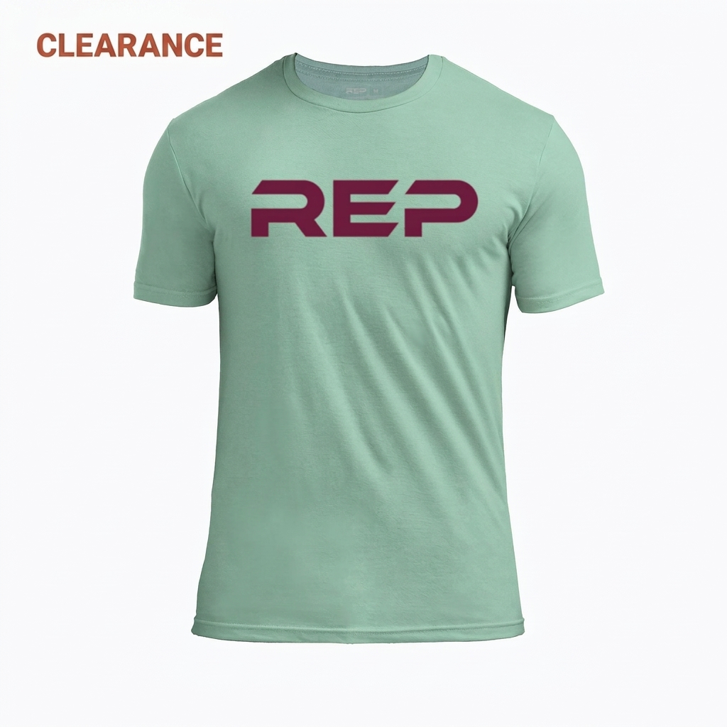 Clearance: Men's Daily Driver 2.0 Tri-Blend Crew T-Shirt - Heather Sage/Wine / X-Small