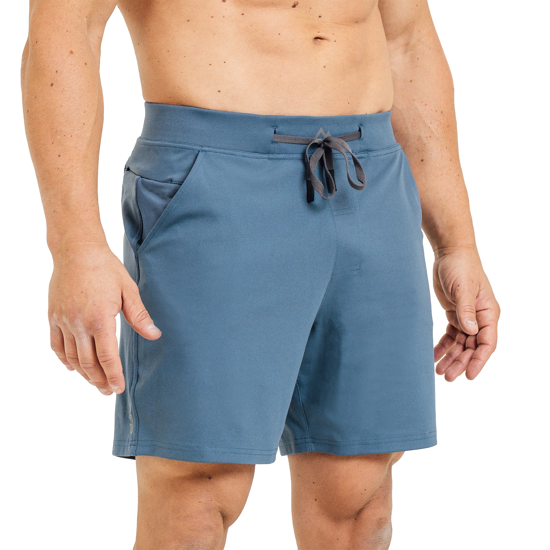 Clearance: Men’s Versa Shorts - Heather Slate Blue / X-Small / 7