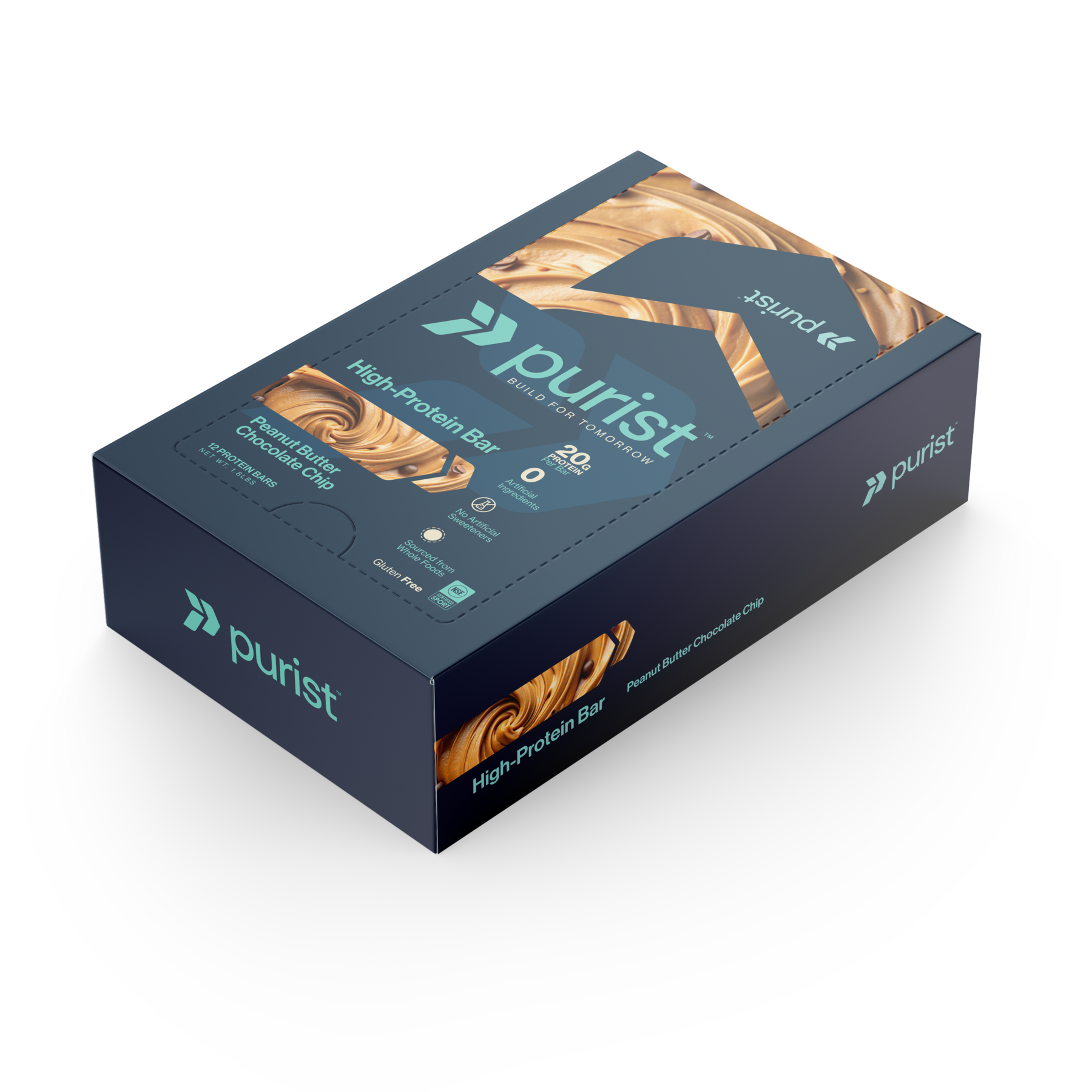 Purist® High Protein Bars High, 12ct box - 