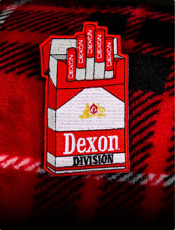 Dexon Smoko Velcro Patches